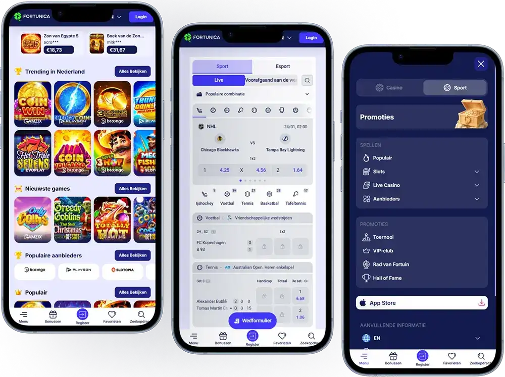 Fortunica Casino Mobile App