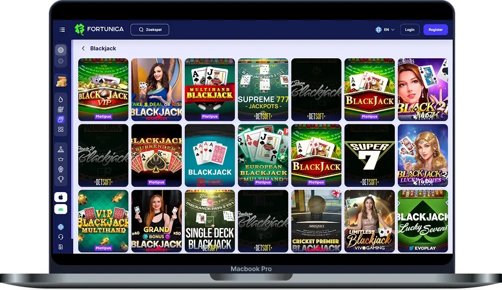 Fortunica Casino Tafelspellen